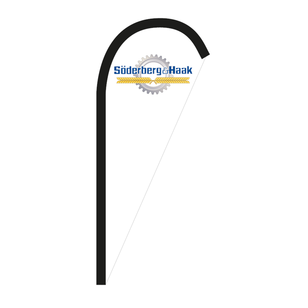 Beachflagga Söderberg och haak