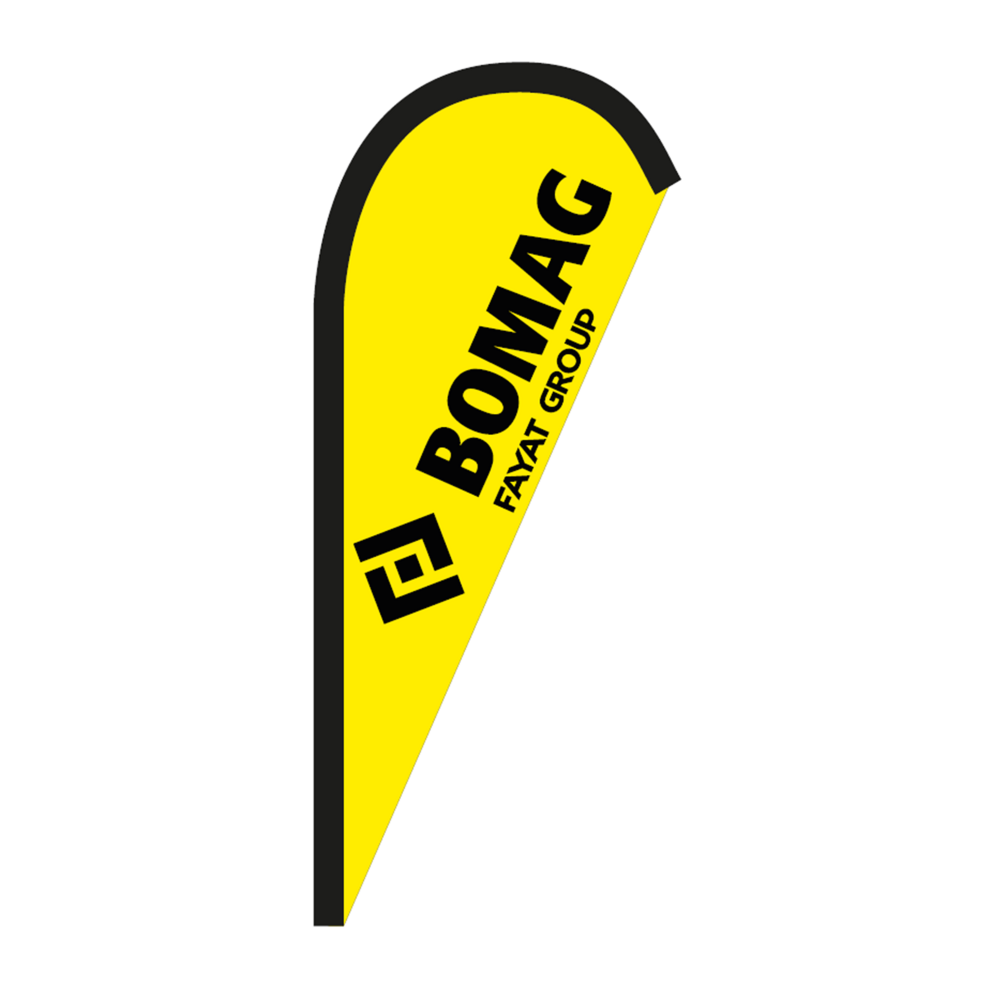 Beachflagga Bomag