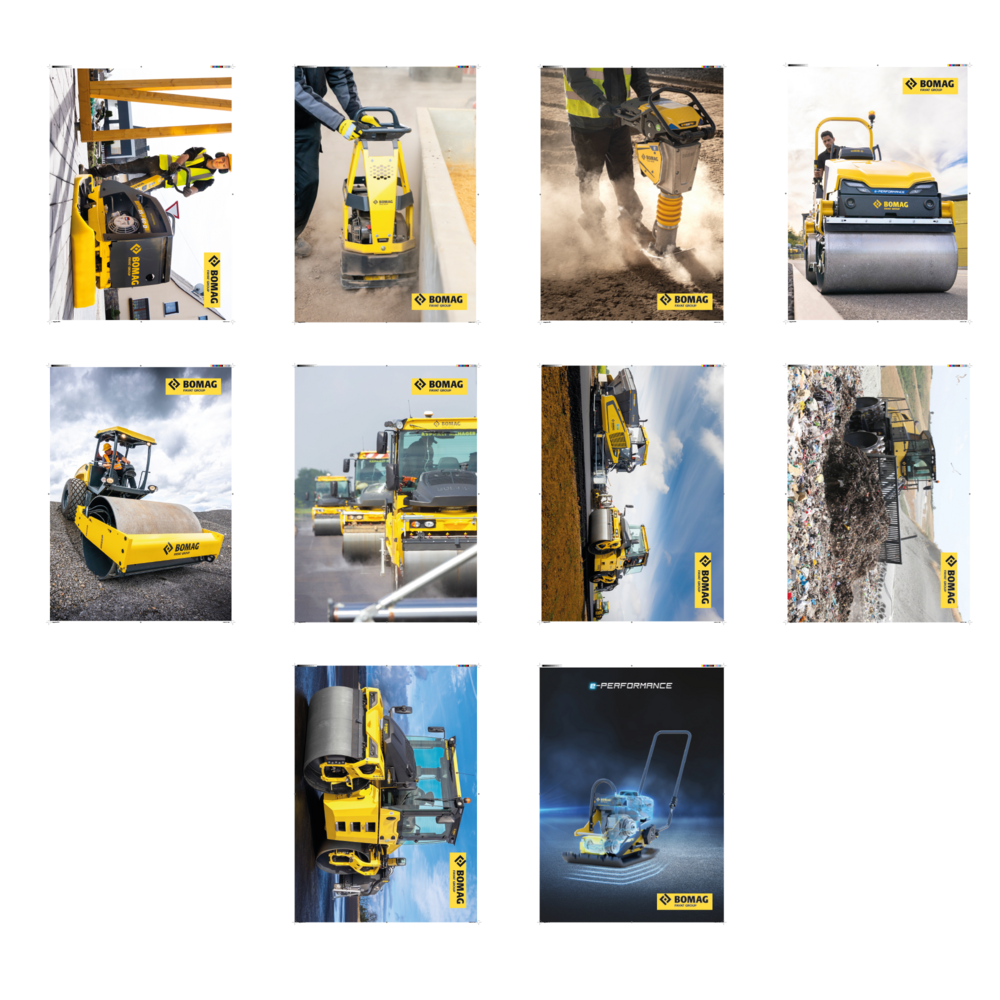 Affisch 50x70 Bomag
