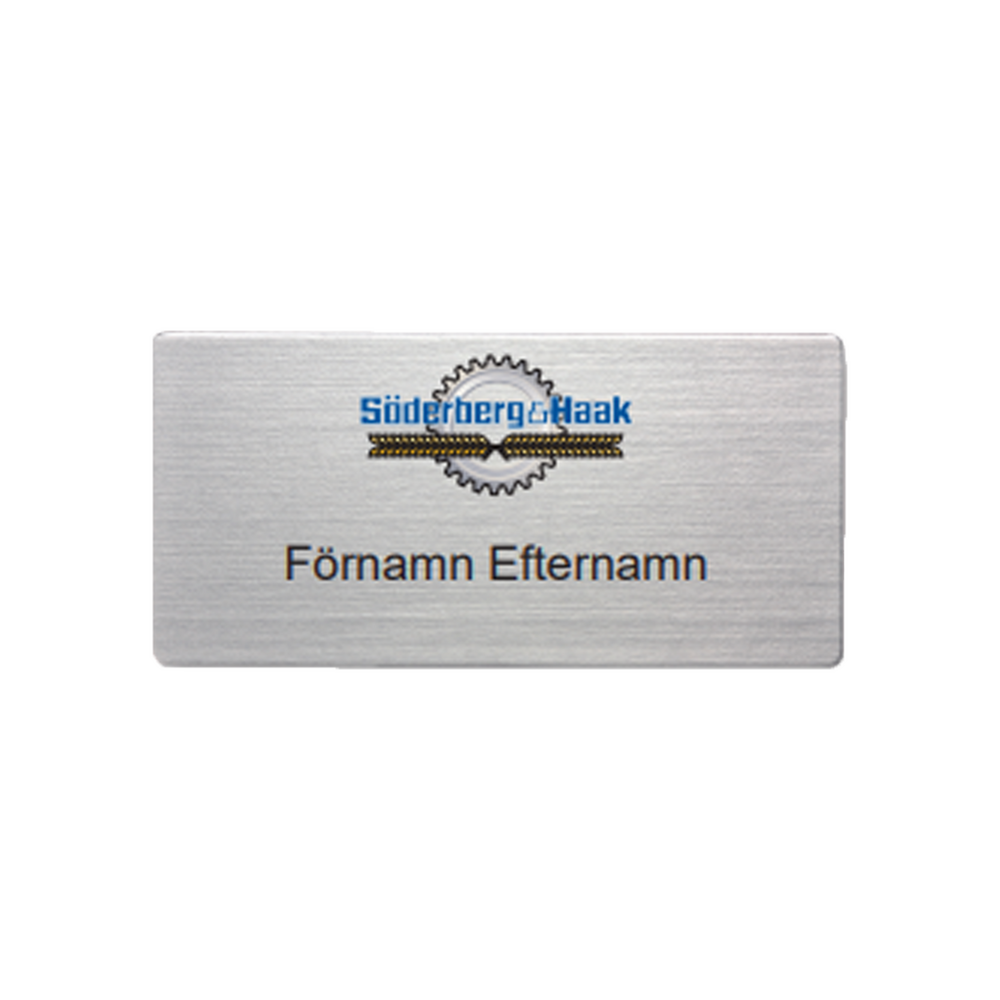 Namnskylt,  S&H, förnamn, efternamn