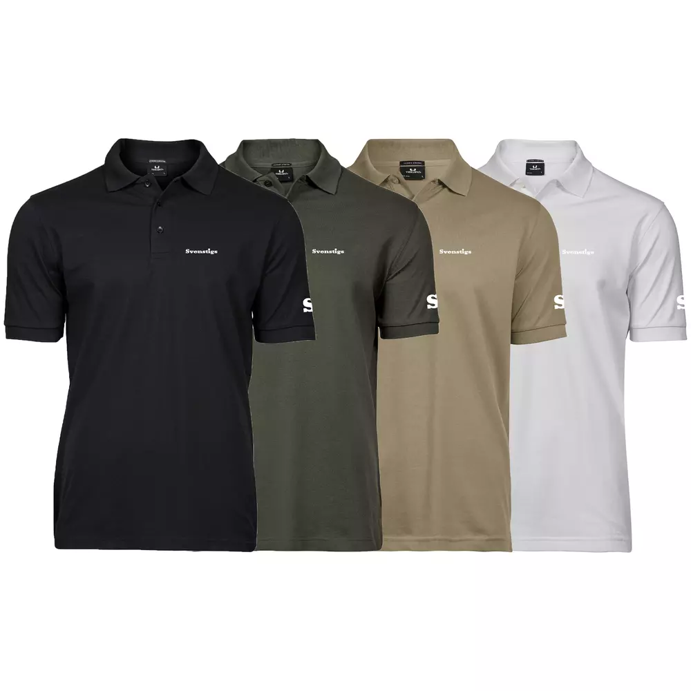 Luxury Stretch Polo, Herr