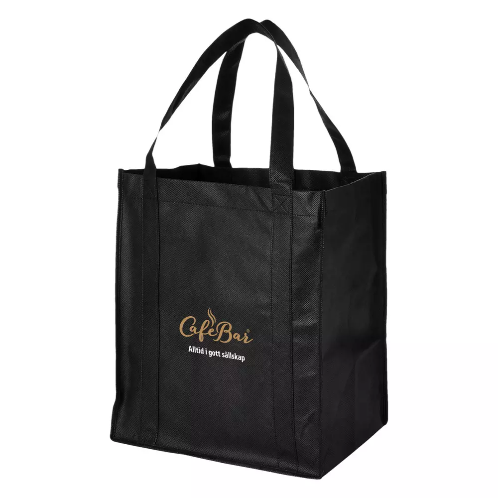Shoppingkasse, 29 L, 10-pack, svart