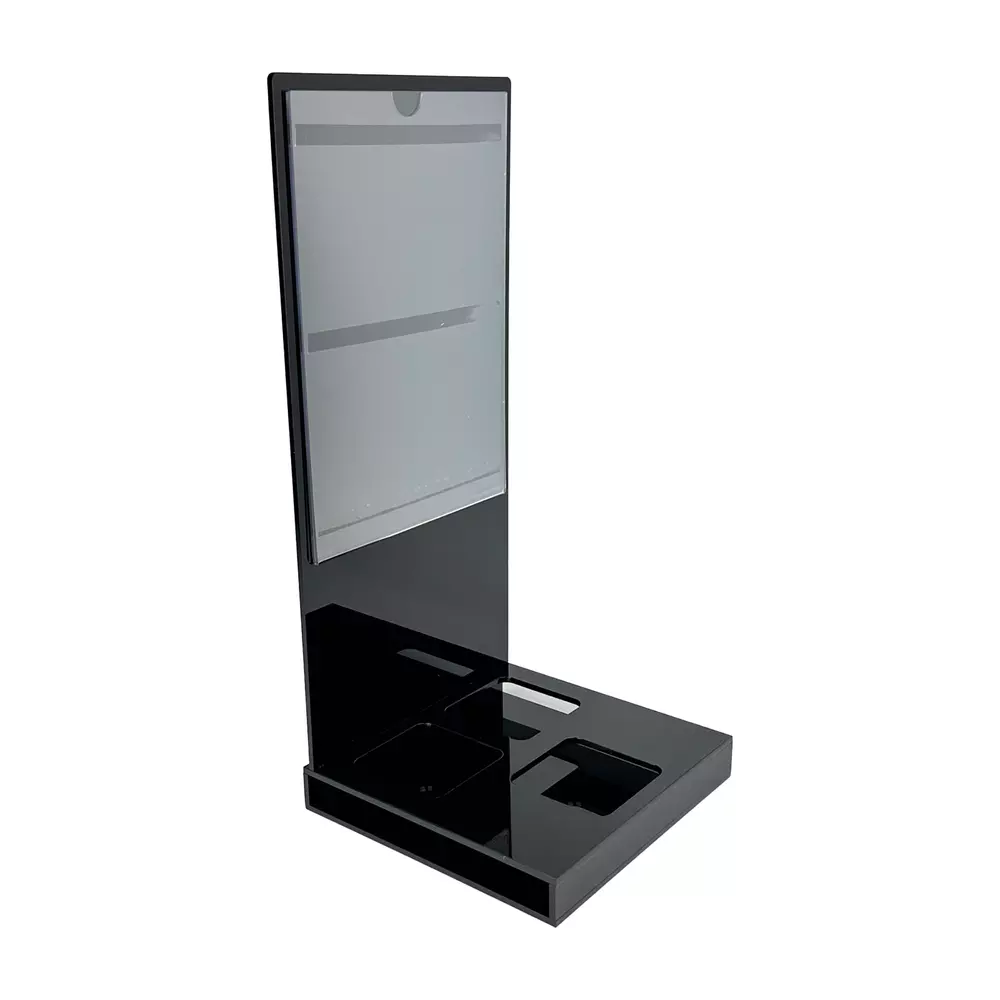 Syrup display black acrylic