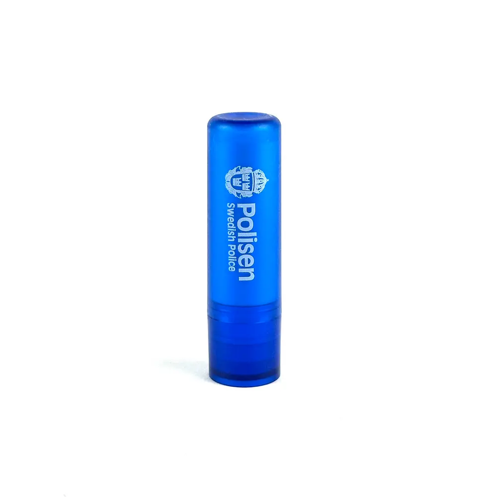 Läppbalsam, Swedish Police, 100-pack, ljusblå