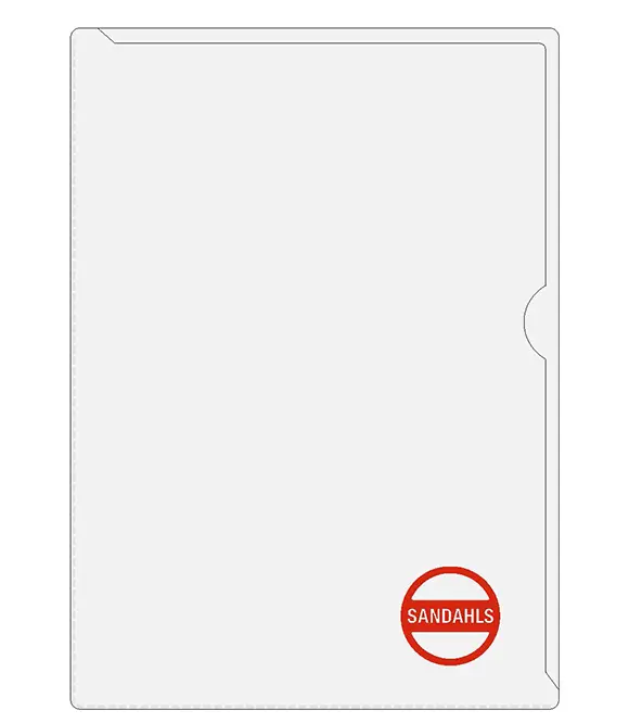 Plastmapp A4 inkl tryck 500-pack
