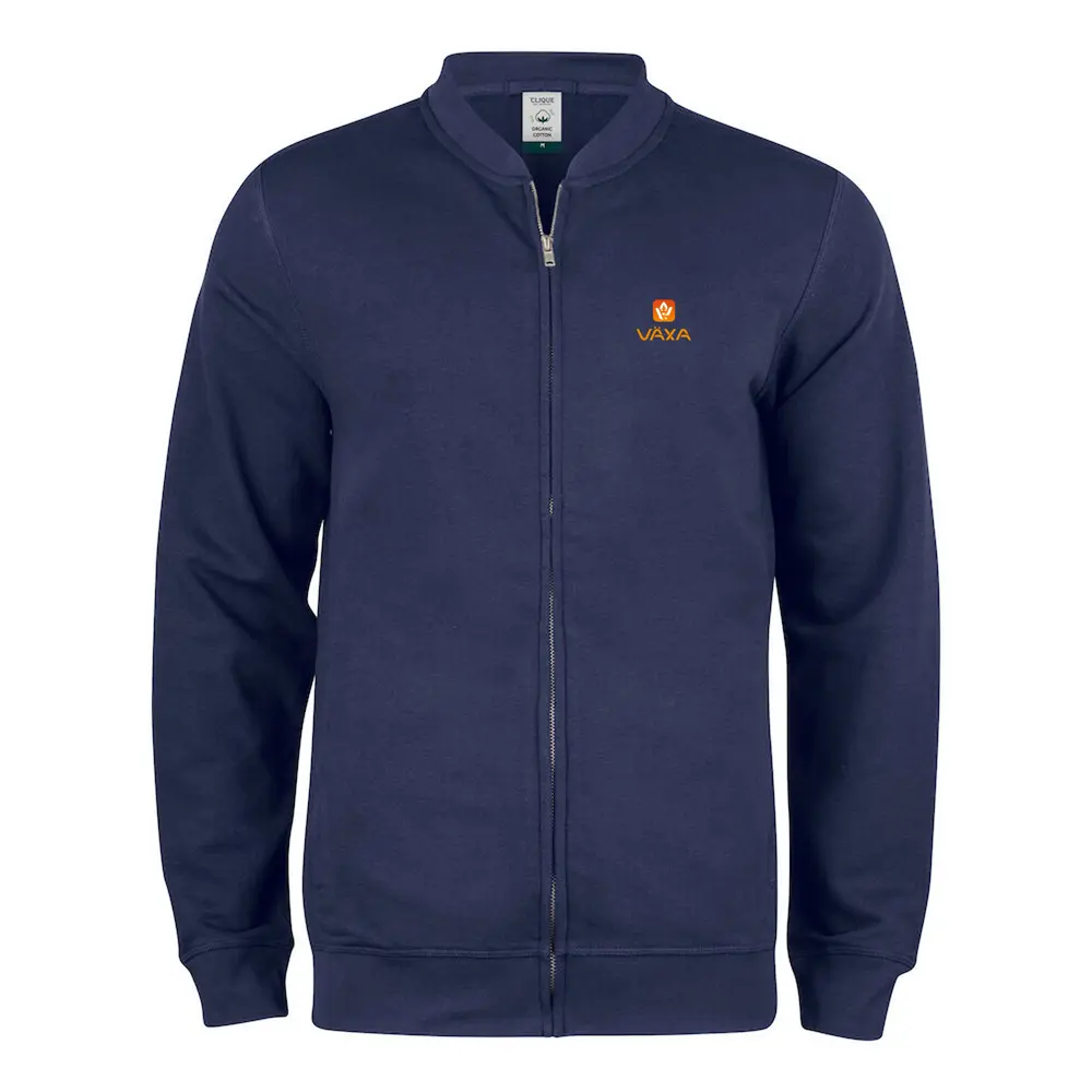 Sweatshirt med hel dragkedja Eko bomull
