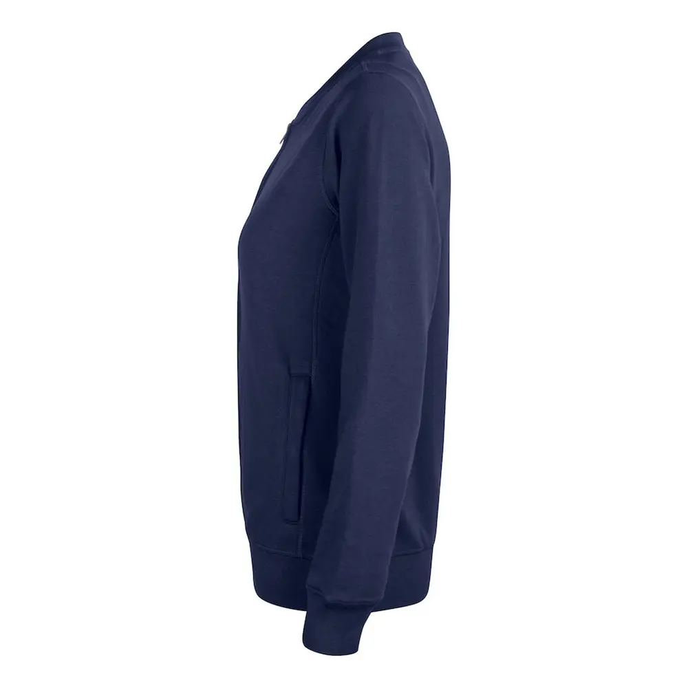 Sweatshirt med hel dragkedja Eko bomull, dam