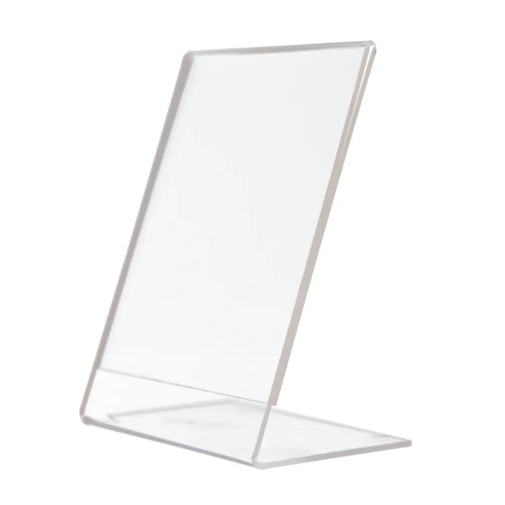 Acrylställ infoskylt A4, 5-pack, transparent