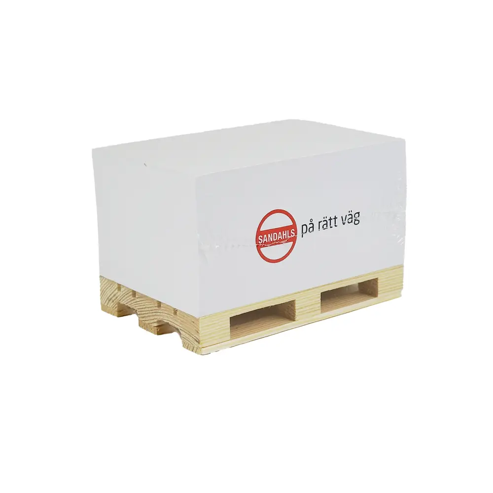 Pallblock, vit