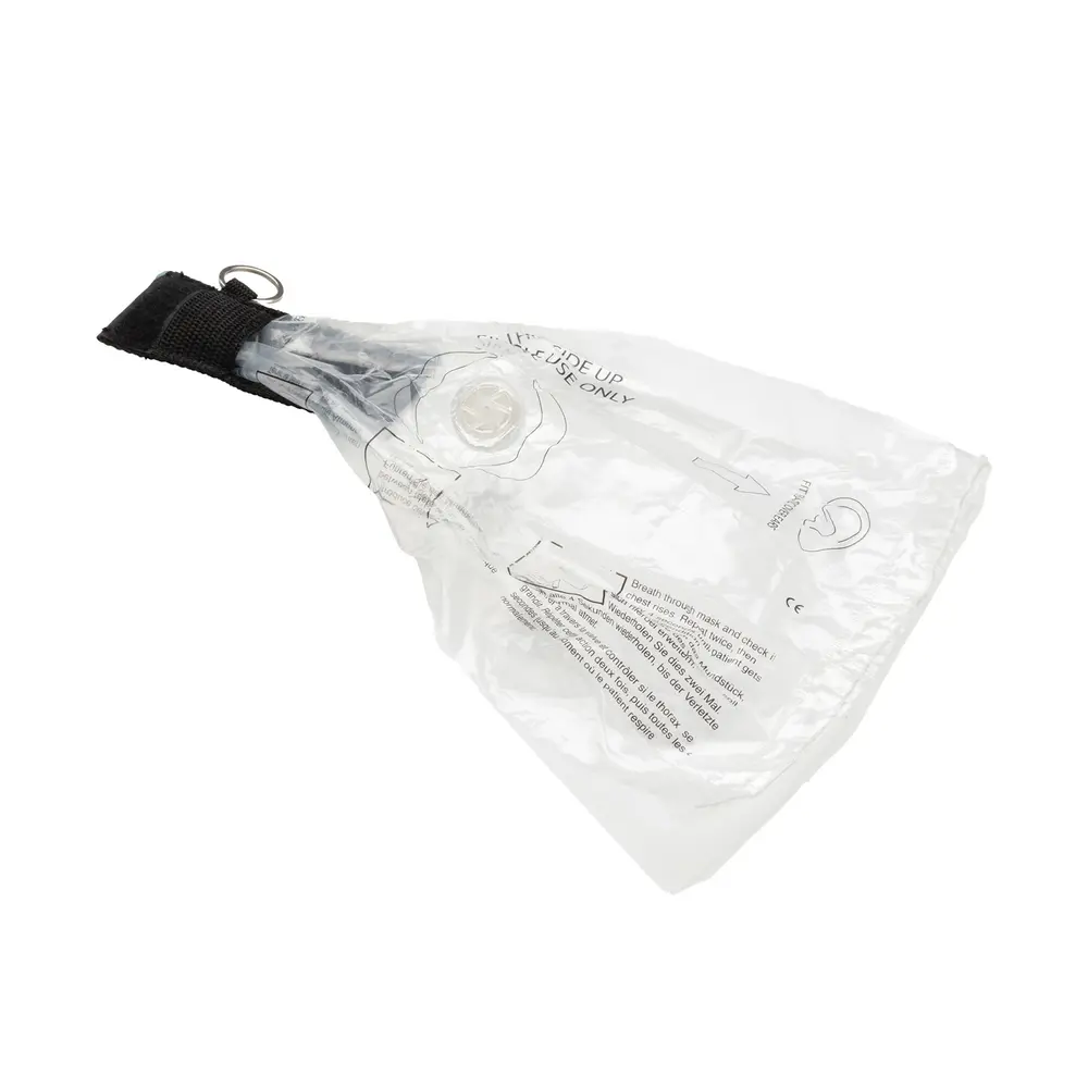 VGR, Andningsskydd, HLR, ink nyckelring, 20-pack, svart