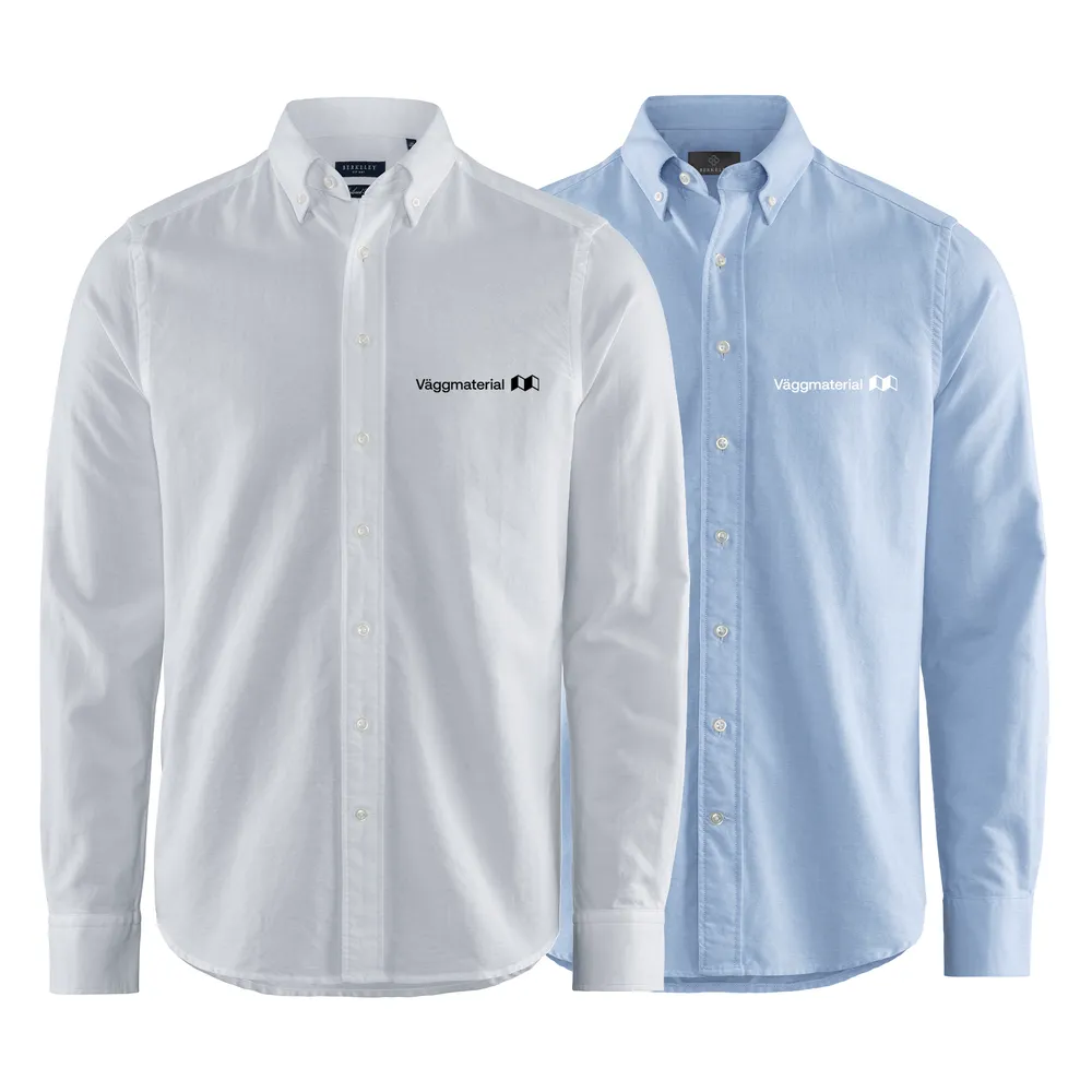 Skjorta, plainton, tailored, dam, Väggmaterial