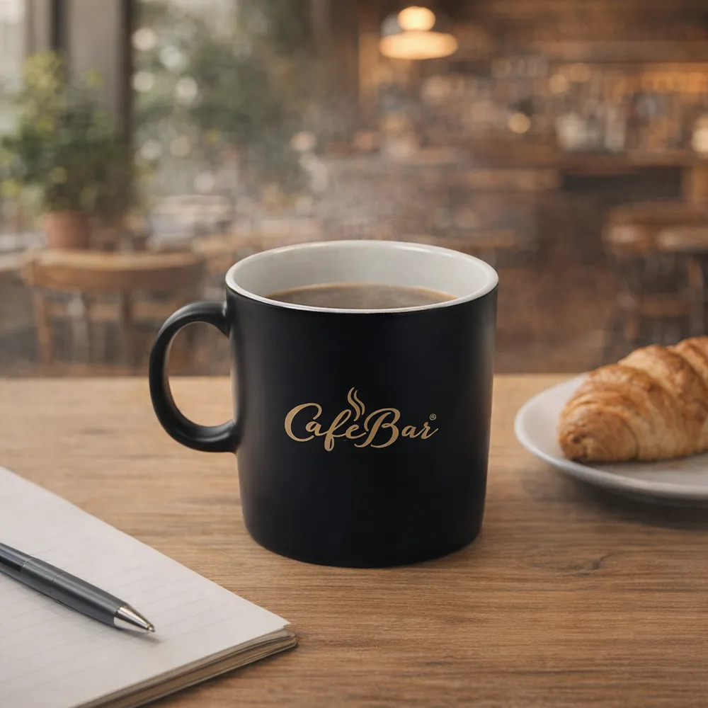 Kaffemugg, svart