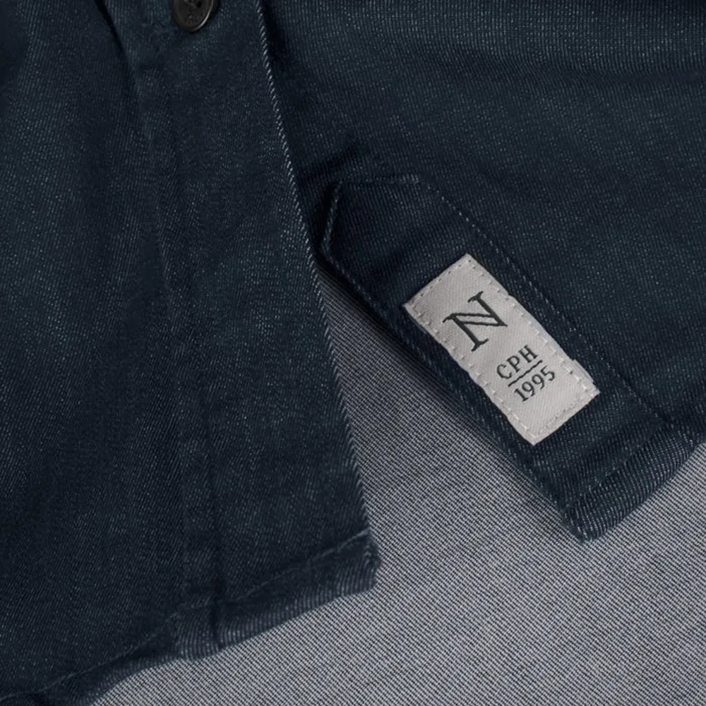 Skjorta, denim, herr