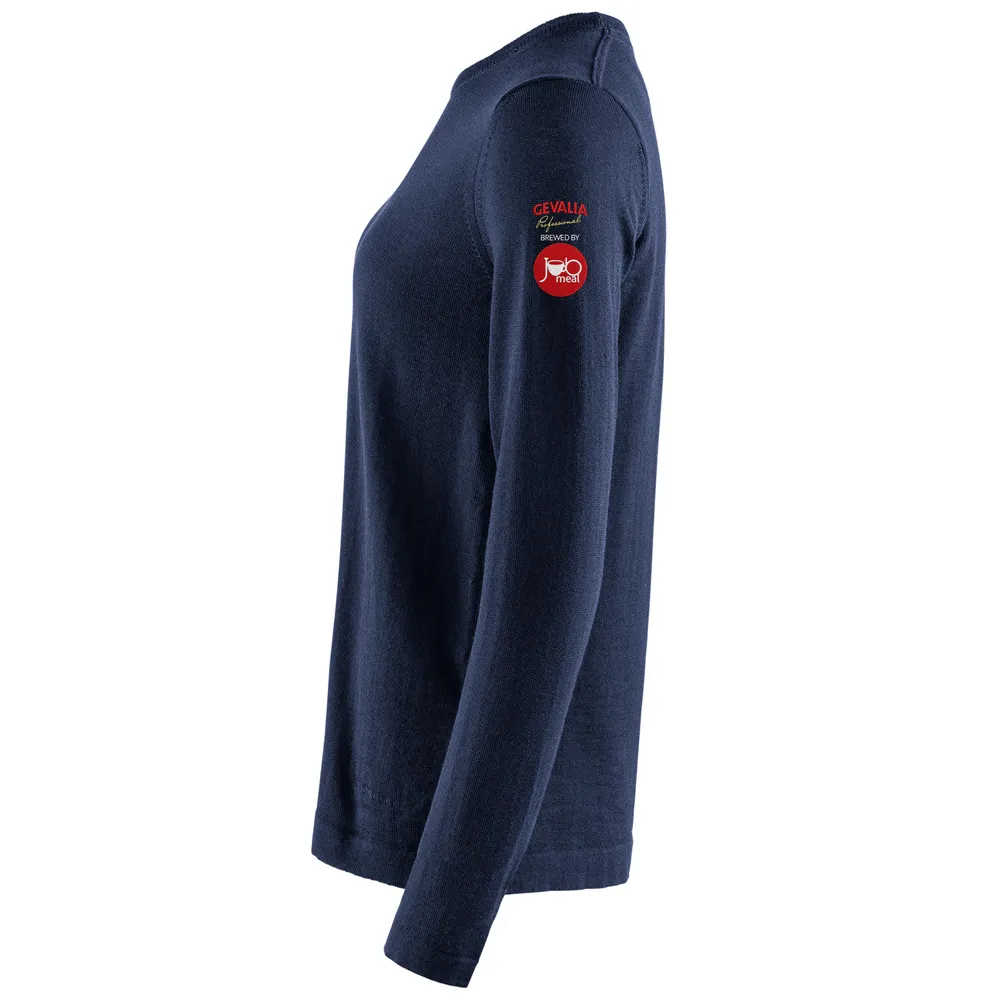 Tröja, merino, crew neck, dam