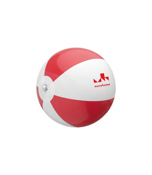 Badboll, MH, röd/vit