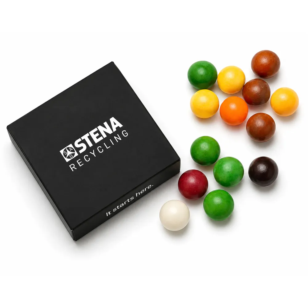 STENA Recycling, Tablettask, fruktsmak, 50-pack, svart