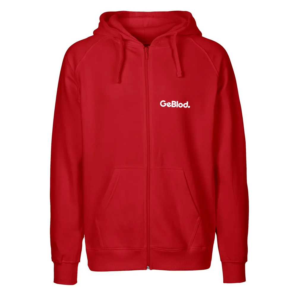 GeBlod, hoodie med dragkedja, herr