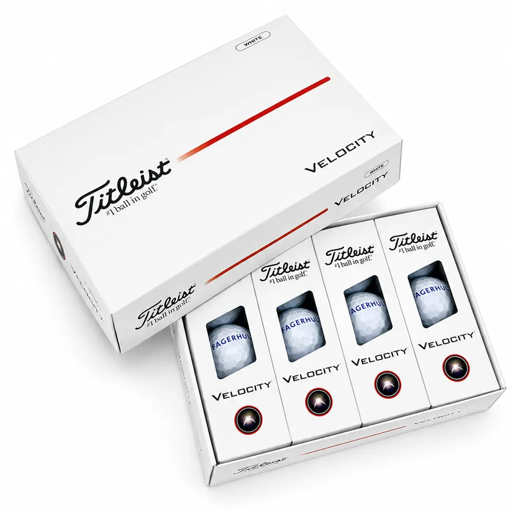 Golfbollar, 12-pack, vit