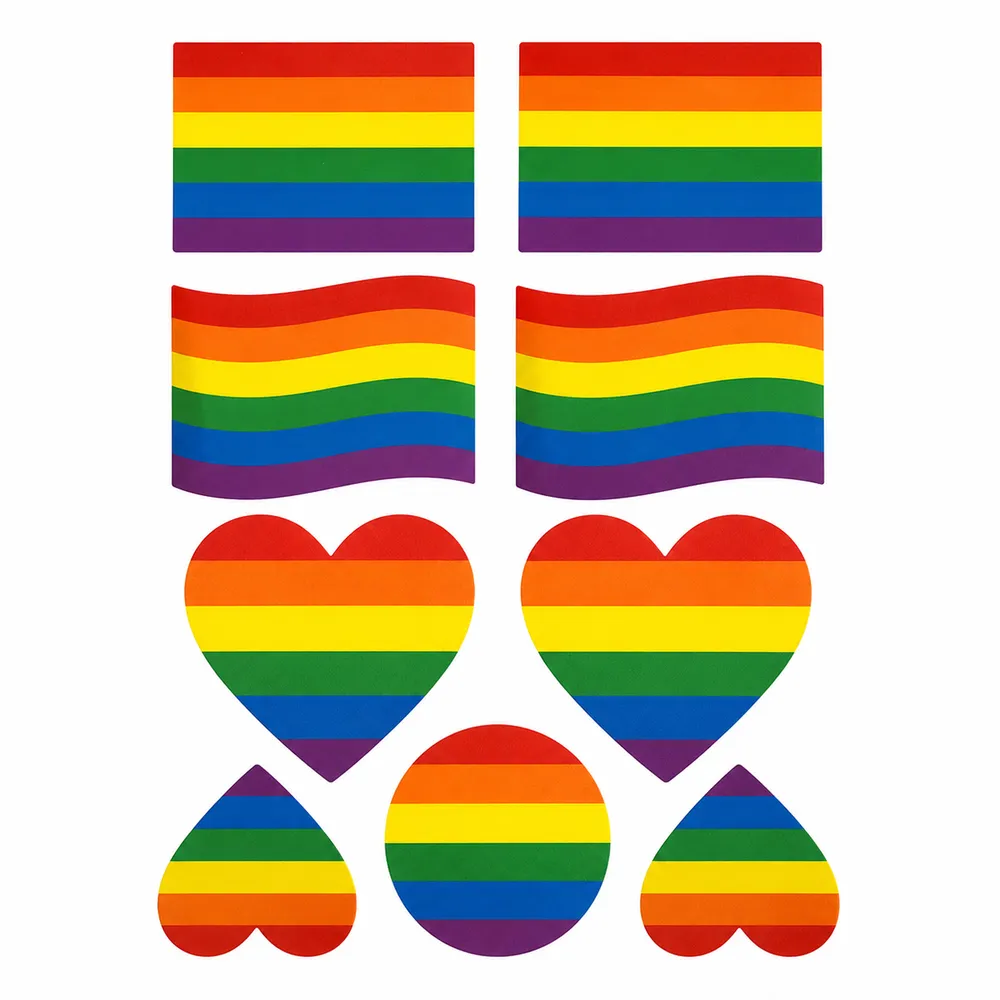 PRIDE, Tatueringar, 10-pack