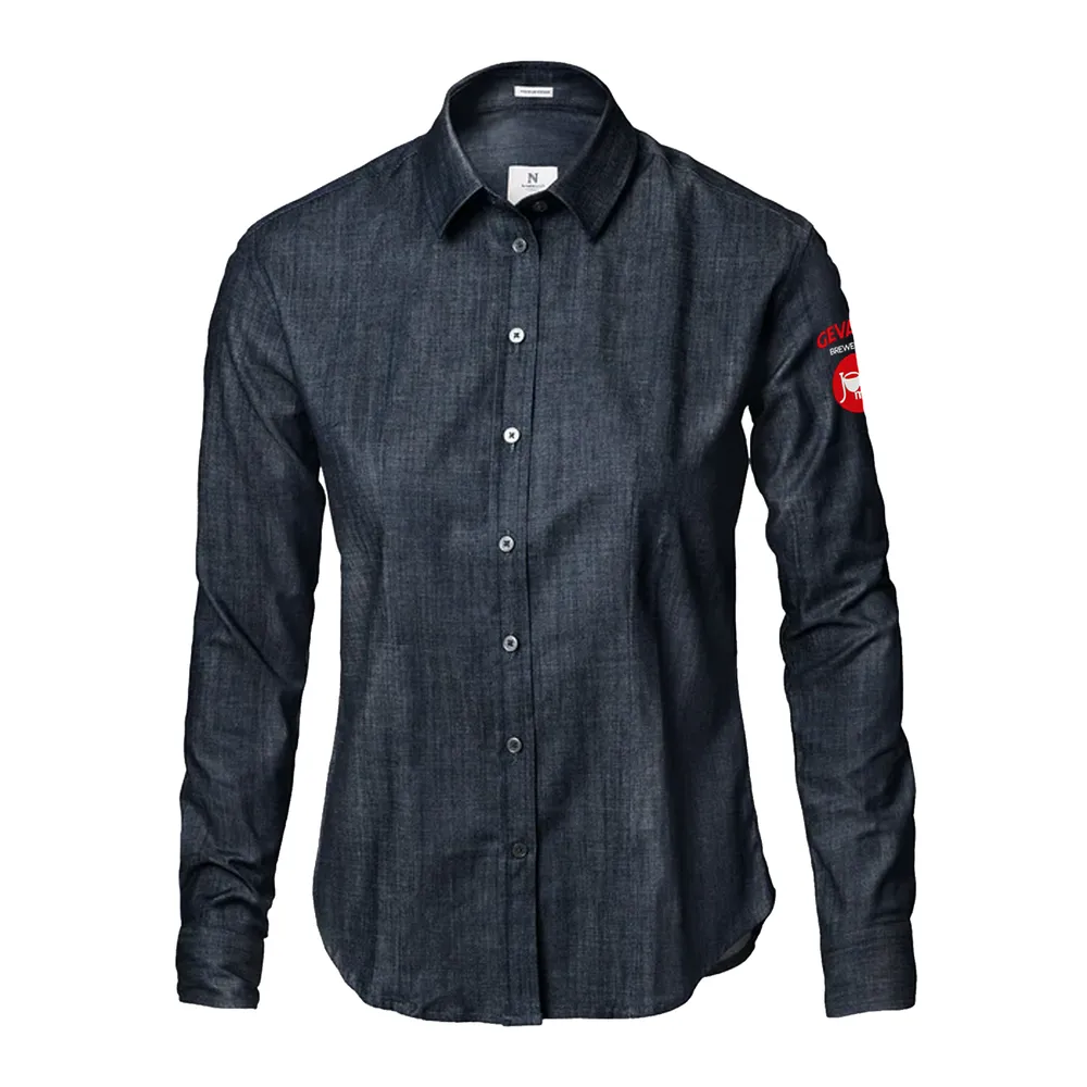 Skjorta, denim, dam