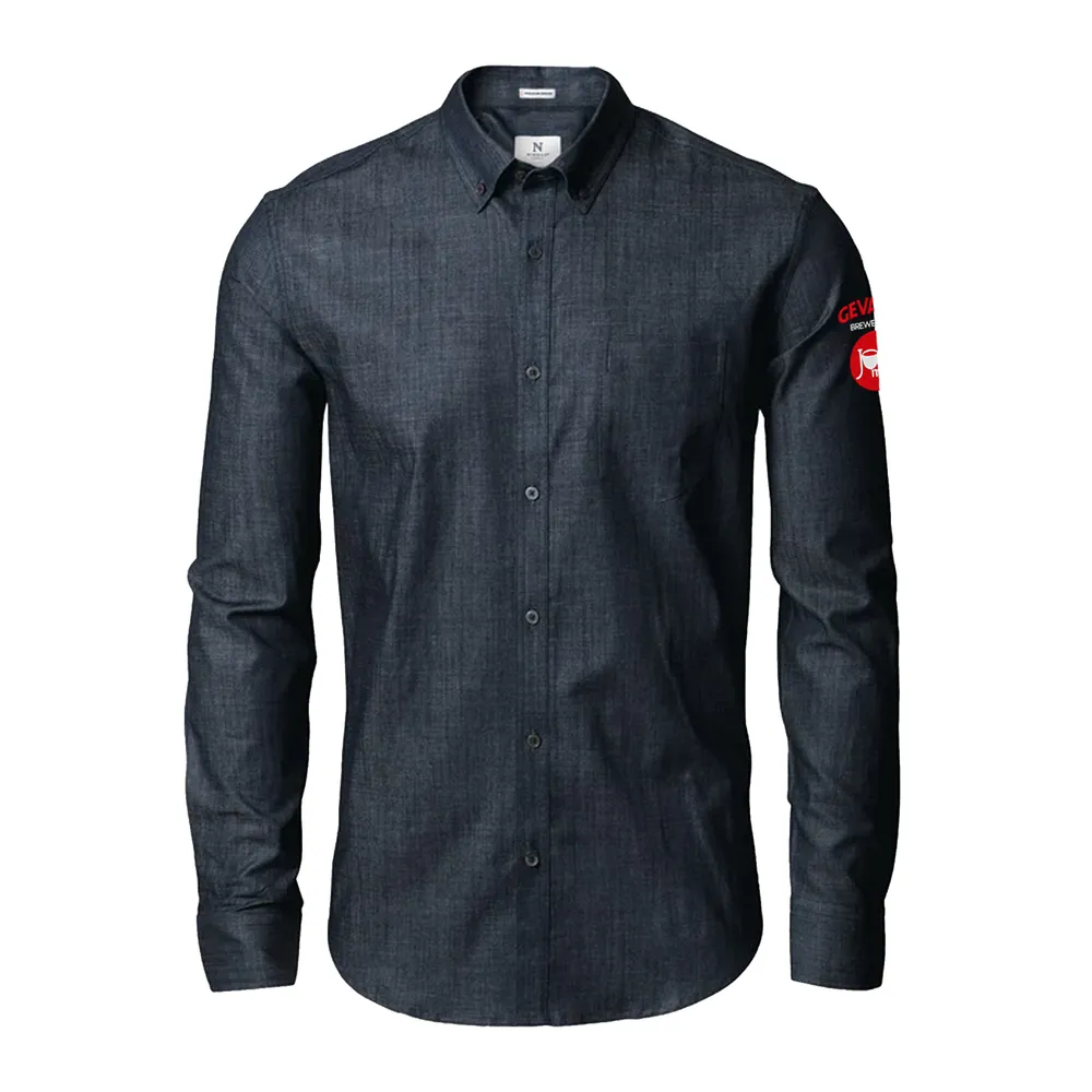 Skjorta, denim, herr