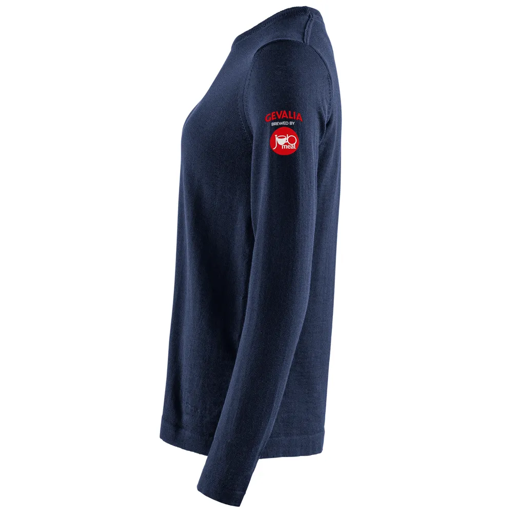 Tröja, merino, crew neck, dam
