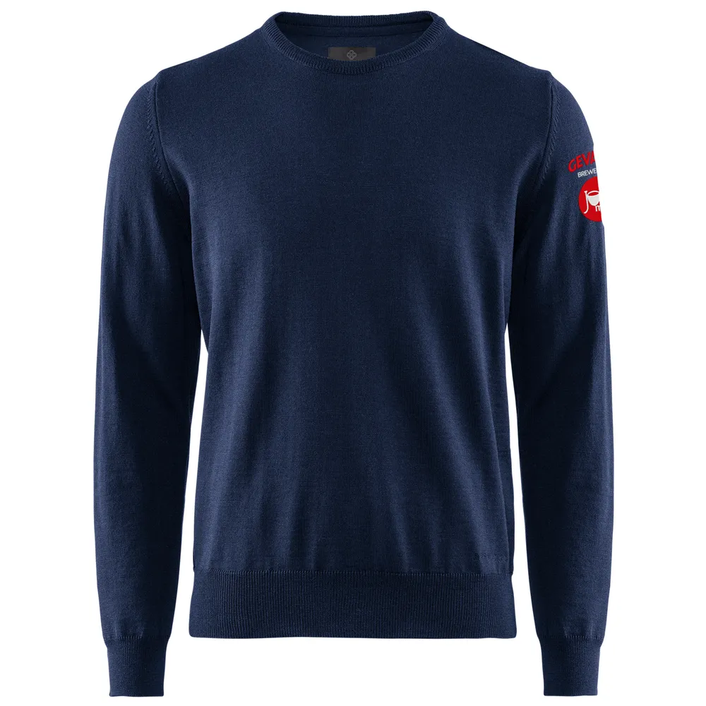 Tröja, merino, crew neck, herr