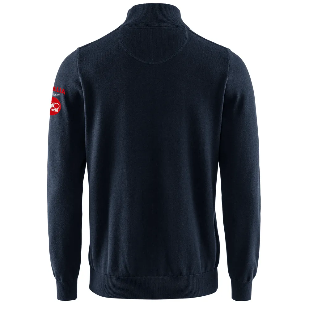 Tröja, halfzip, bomull, herr