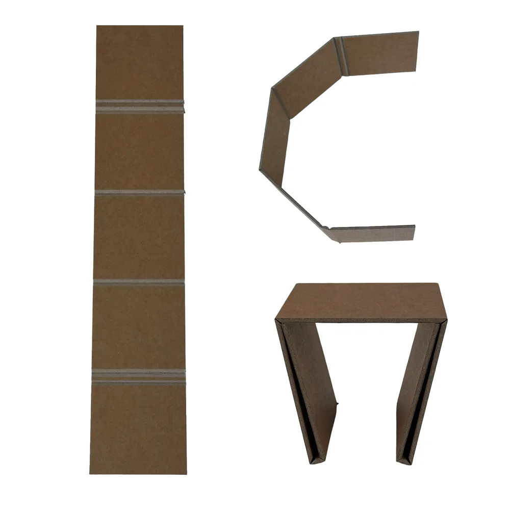 Materialprov, wrapped, brun